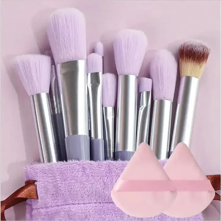 NEW 13 PCS Set Pink/Black Color Make-Up Brush Set Soft Fluffy Professional Cosmetic Foundation Powder Eyeshadow Kabuki Blending Make Up Brush Beauty Tools