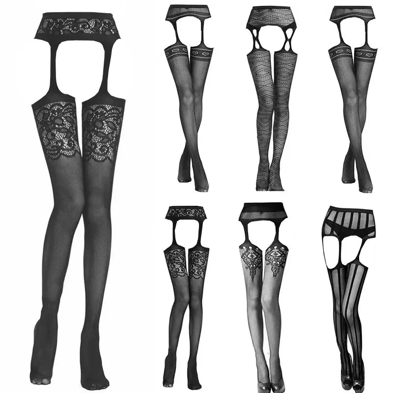 Fishnet Garter Belt Stocking Suspender Pantyhose Tights Thigh High Summer Sexy Hot