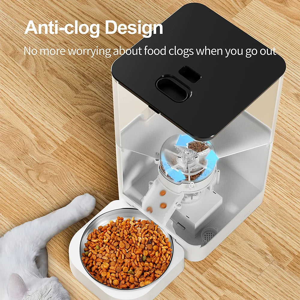 TUYA Automatic Pet Feeder Large Capacity APP Smart Cat Feeder Dog Slow Food Dispenser with WIFI Voice Timing Pet Feeding Supplies