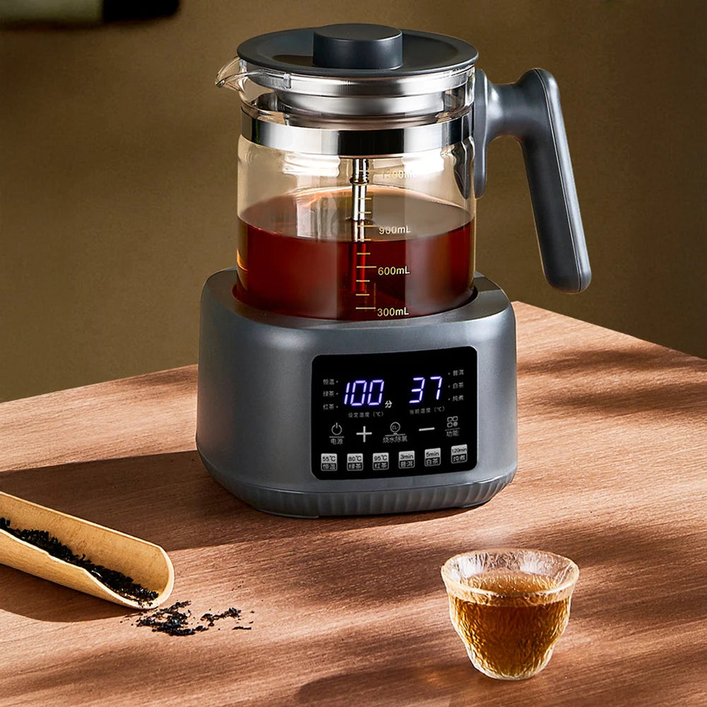 1300ml Steam Spray Tea Kettle Baby Constant Temperature Milk Regulator 316 Stainless Steel Heating Plate Multi Electric Kettle 72h Thermostatic Kettle AU Plug Travel Camping Picnic Home Office Appliances Supplies