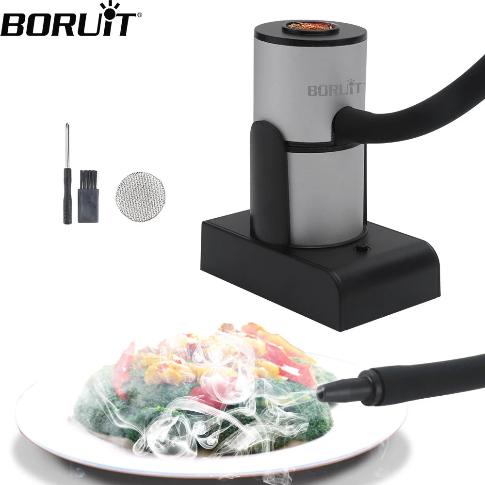 NEW Arrivals Top Quality SK305 Smoke Generator Portable Molecular Cuisine Machine Food Smoke Infuser Meat Burn Bar Smokehouse Cook Smoking Gun Household Kitchen Accessories