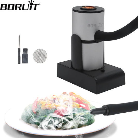 NEW Arrivals Top Quality SK305 Smoke Generator Portable Molecular Cuisine Machine Food Smoke Infuser Meat Burn Bar Smokehouse Cook Smoking Gun Household Kitchen Accessories