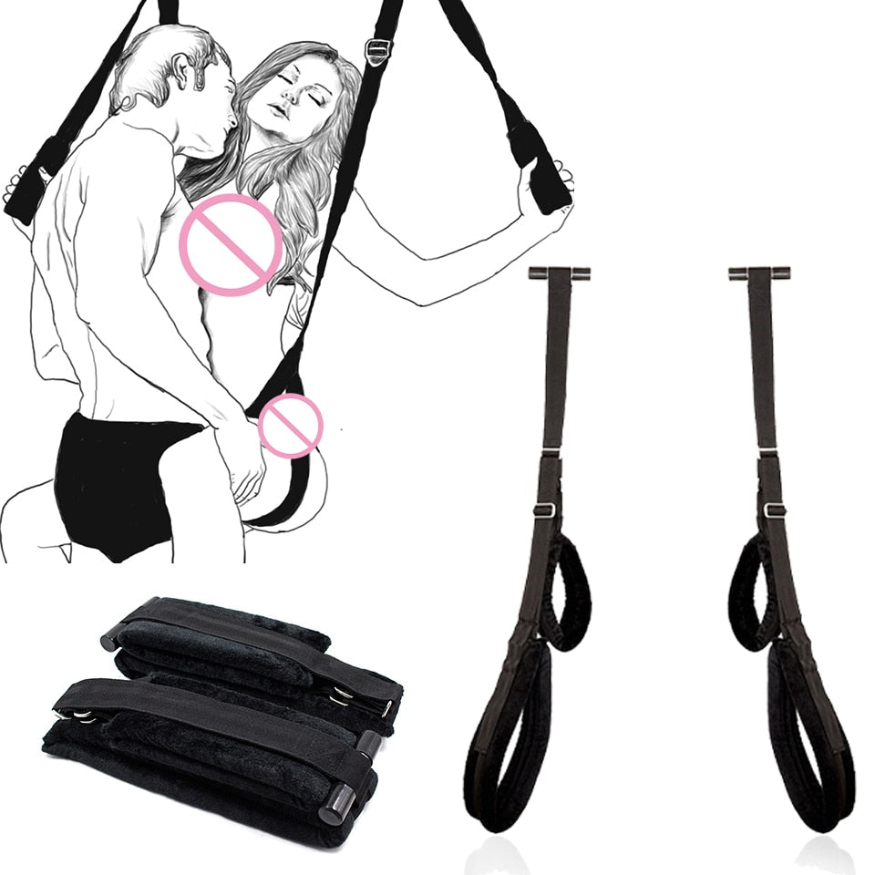 BDSM Bondage Sets Fetish Sex Toys Couples Sex SlaveCollars Handcuffs sex swing Sex Shop Erotic toys COUPL SEX TOY self bondage