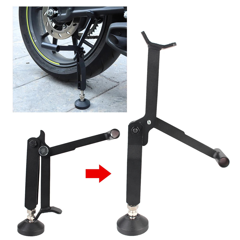 Labor Saving Motorcycle Jack Kickstand Wheel Support Side Stand Paddock Stable Swingarm Lift Lifter Frame Motorbike Accessories