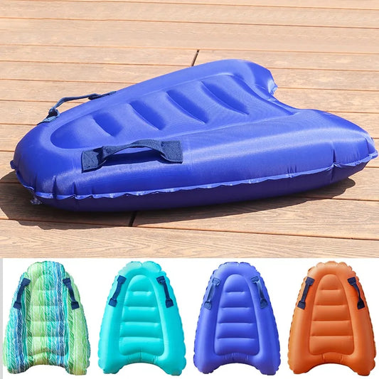 NEW 1pc Oxford Cloth Inflatable Bed Surfboard Swimming Floating Row Inflatable Surfboard With Handle For Beach Surfing Summer  Sports Supplies