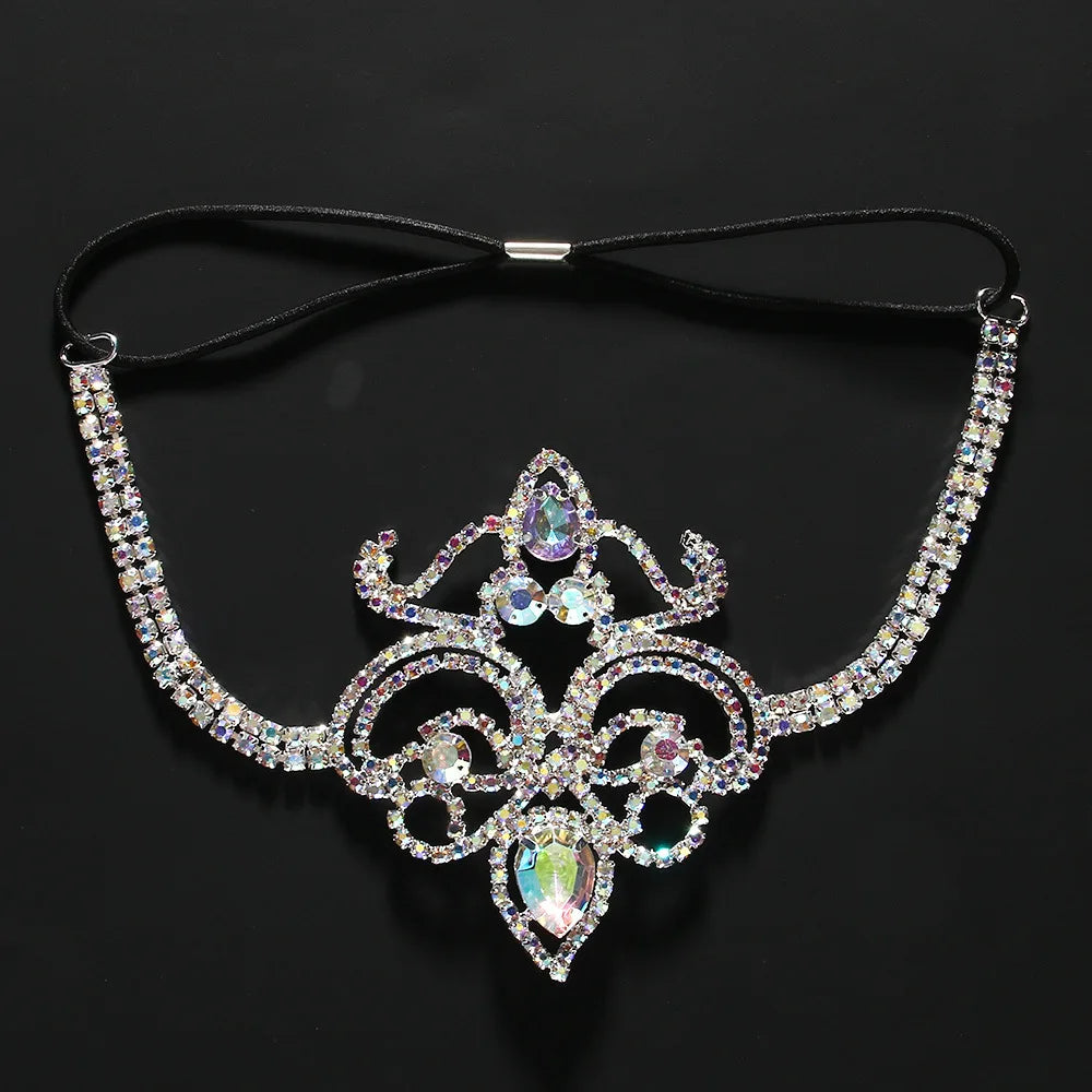 NEW Arrivals Luxury Geometric Thigh Sexy Leg Chain Elastic Women Exaggerate Night Club Dance Evening Rave Party New Leg Jewelry for Women Summer Gifts Female Girls Luxury Jewelry Fashion Supplies