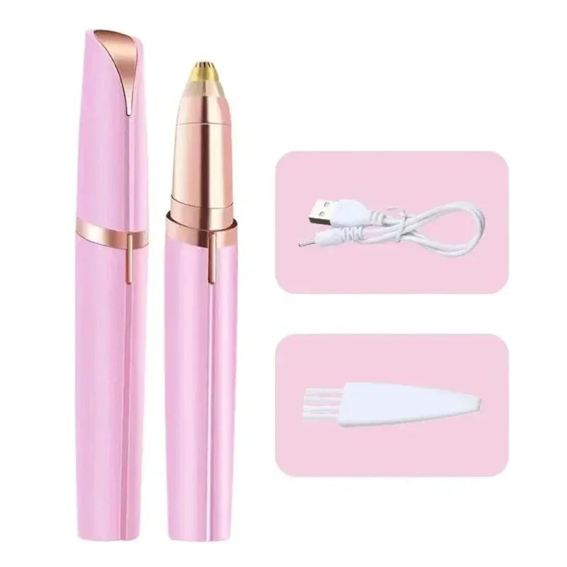 NEW Electric Face Eyebrow Trimmer Eye Brow Shaper 6 Colors  Pencil Hair Remover For Women Make-Up Painless Automatic Eyebrow Shavers Depilator
