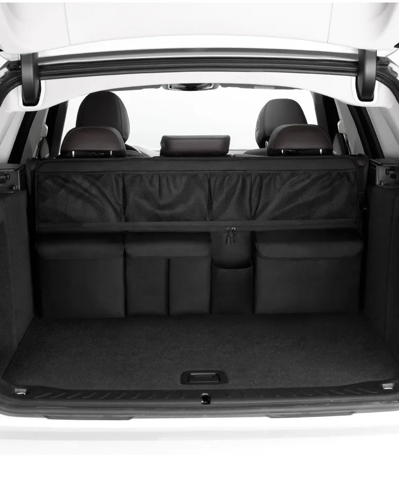 Car Trunk Storage Bag Universal Auto Trunk Organizer Car Seat Back Hanging Bag Foldable Car Storage Bags Accessory