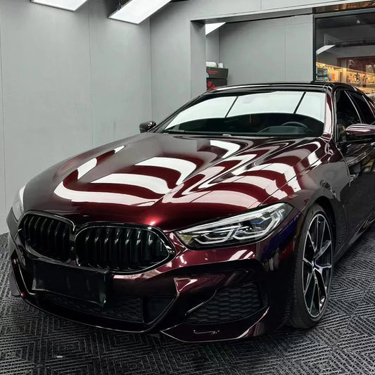 Original Metallic  Paint Black Rose PET Wrapping Glossy Vinyl Film Automotive Sticker Film Sticker Car Tuning Sticker For the Wrap Decal For Vehicle Cars Accessories