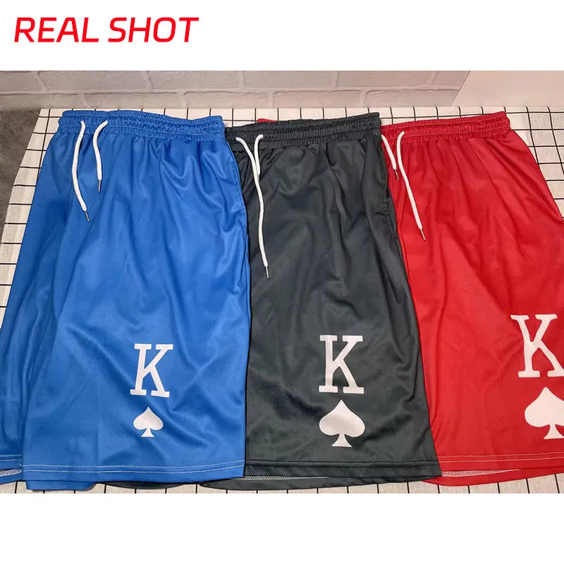 Men's Sets T Shirt And Shorts Fashion Digital Letter K Printing Tow-Piece Summer Daily Casual Clothes Street Wear For Men