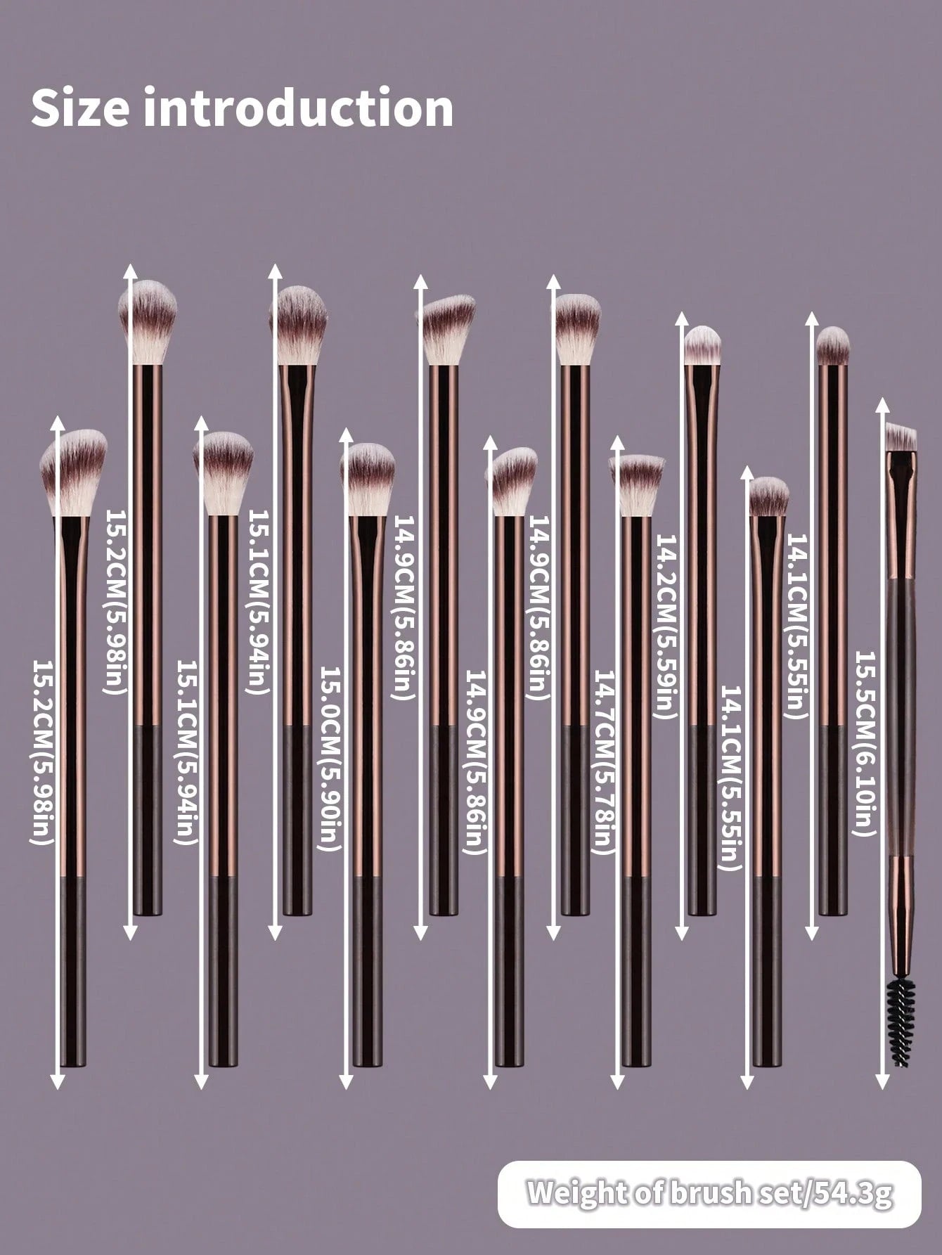 NEW Arrivals 13 PCS Set Professional Make-Up Brush Set, Includes Soft Aluminum Tube Make-Up Brushes: Foundation Brush, Contour Brush, Concealer Blush Brush Women Cosmetic Sets