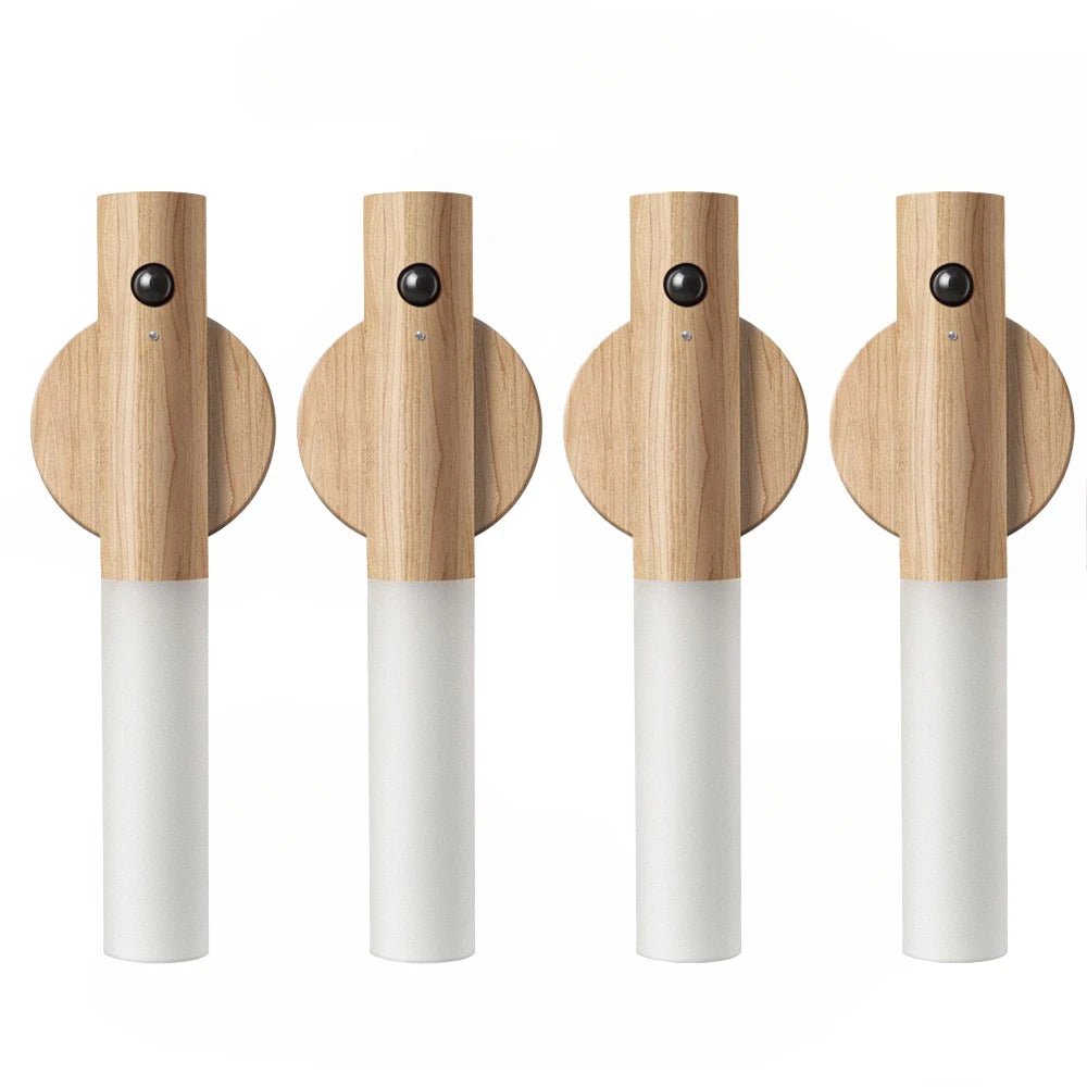 NEW Arrivals 1-10 PCS Set Rechargeable Magnetic Wall Light Smarts Motion Sensor LED Night Lamp Portable for Hallway Bedroom Stairs Bathroom Cabinet Decor