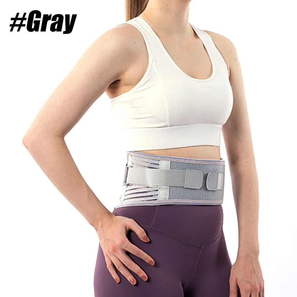 NEW Arrivals S-3XL Plus Size Hip Buttocks Lifting Lower Back Brace for Pain Relief, Adjustable Lumbar Support Belt for Sciatica, Breathable & Stabilizing with 4 Steel Stays Sports Belt