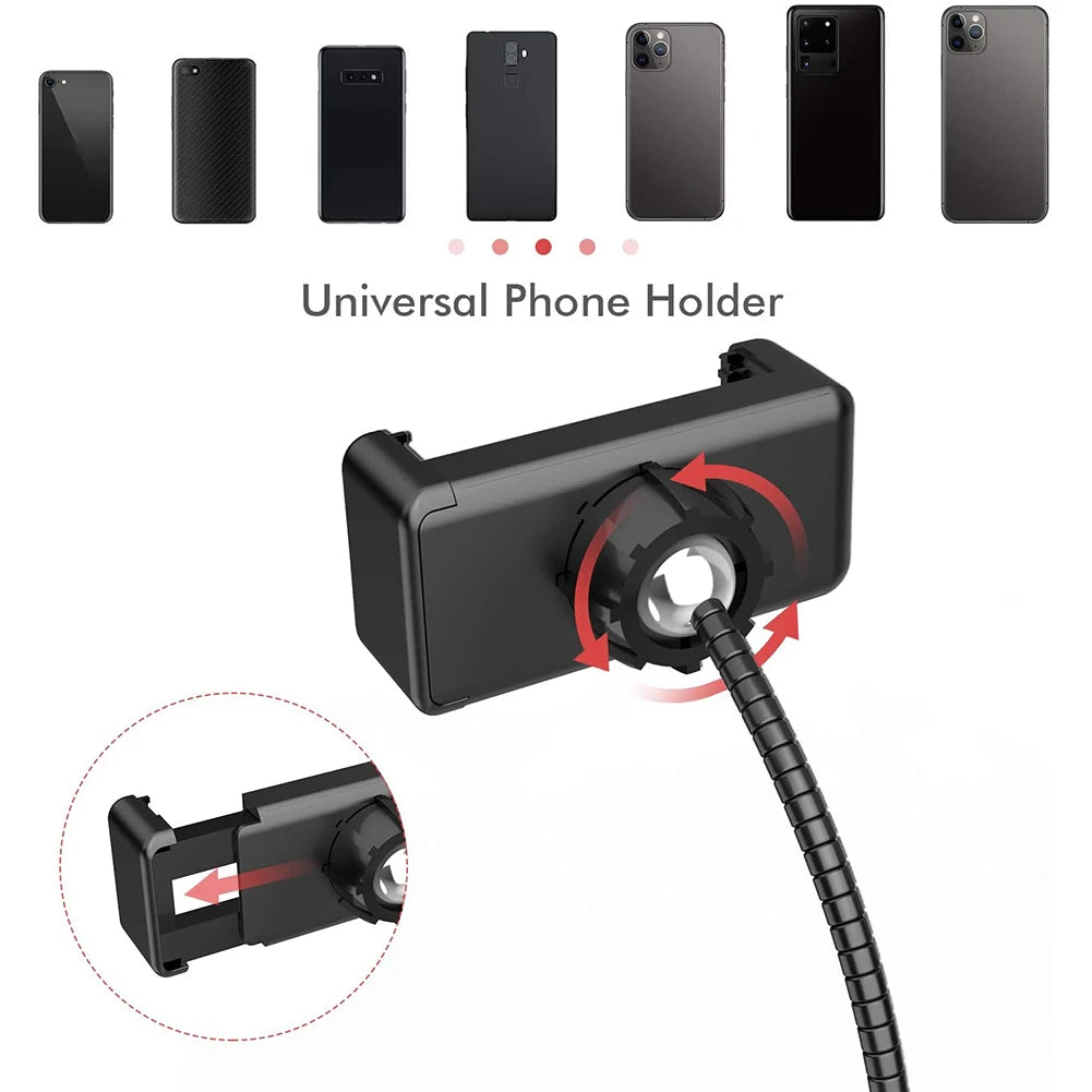 Home Studio Social Media Live Streaming Tools 16/26/33cm LED Selfie Light Photography Lights With Tripod Bluetooth Remote Control Dimmable Ring Light For Video Live Fill Lamp