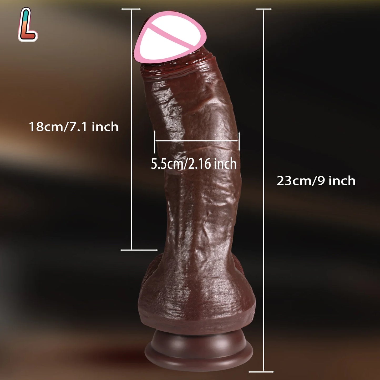 NEW Arrivals 27cm Super Long Realistic Black Dildo with Suction Cup Silicone Penis Anal Dildos Adults Sex Toys for Women Man Strap On Dick Vagina Stimulator