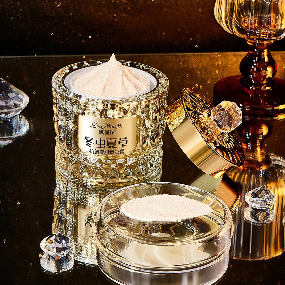 NEW Korean Beauty Salon Cordyceps Sinensis Moisturizing Nourishing Luxury Face Cream Hydrating Face Primer Concealer Brighten Facial Cream Women Skin Care Supplies Korean Products