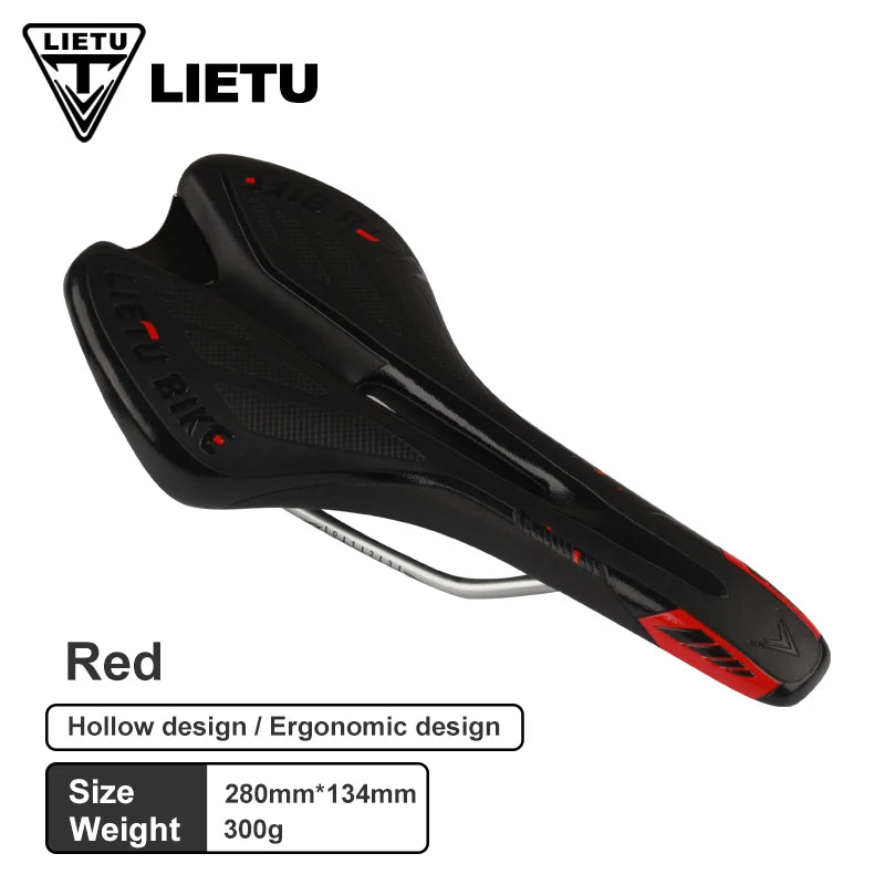 NEW Arrivals 12 Colors Bicycle Carbon Fiber Saddle MTB Road Bike Cycling Silicone Skid-Proof Saddle Seat Silica Gel Cushion Seat Leather Front Seat Mat Bicycles Accessories