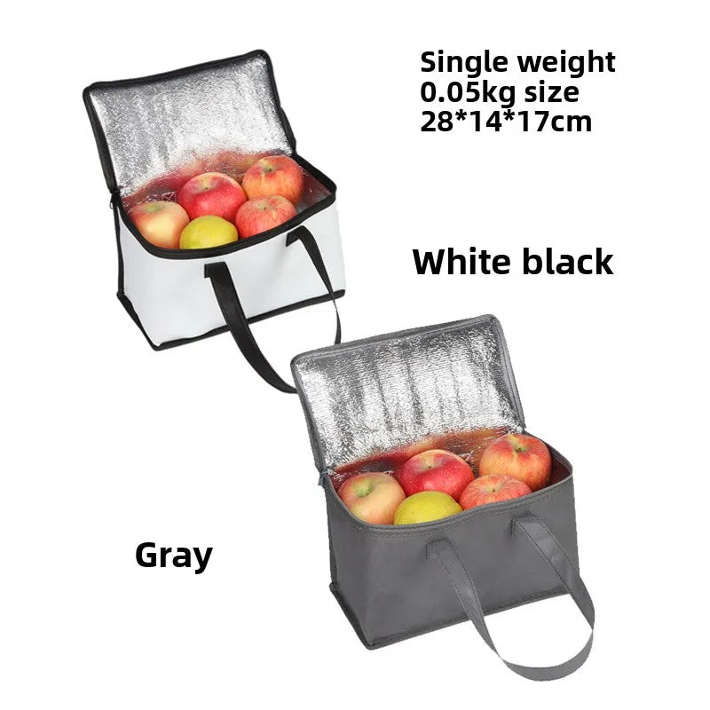 NEW 4 Colors Portable Lunch Cooler  Beer Delivery Bag Folding Insulation Picnic Ice Pack Food Tote Thermal Bag Drink Carrier Insulated Bags Outdoor Travel BBQ Picnic Accessories Camping Supplies