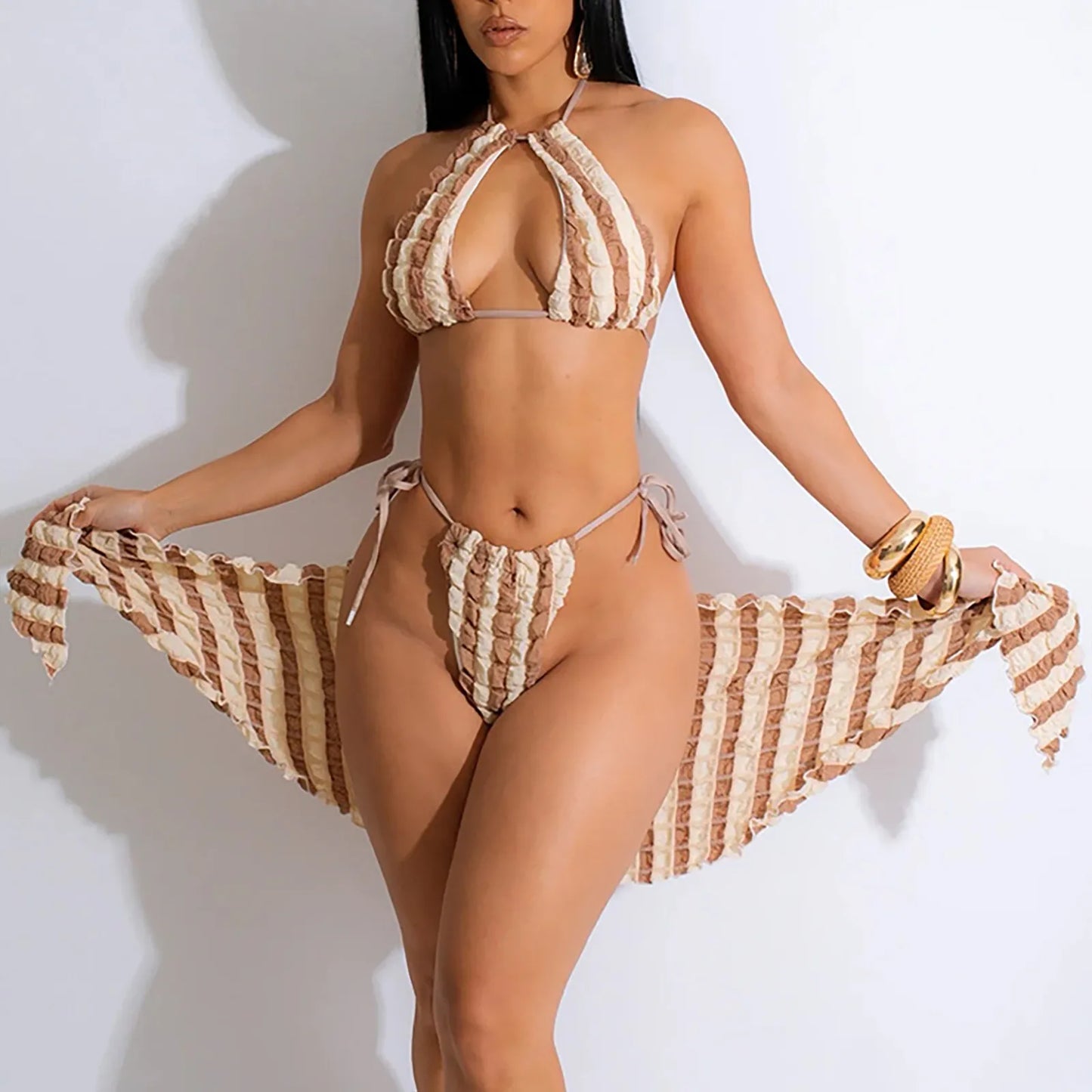 Push Up Swimsuit For Women Sexy Solid Tummy Control Swimwear Beach Wear Summer Bathing Suits Loose Plus Size
