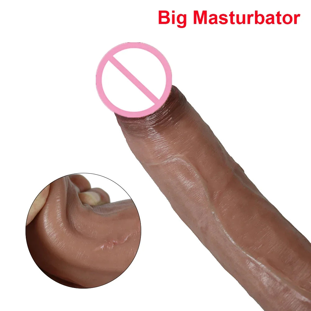 30CM Super Long Silicone Dildo Huge Big Penis Anal Sex Toys For Couples Strapon Lesbian Vagina Orgasm Female Dick Masturbation