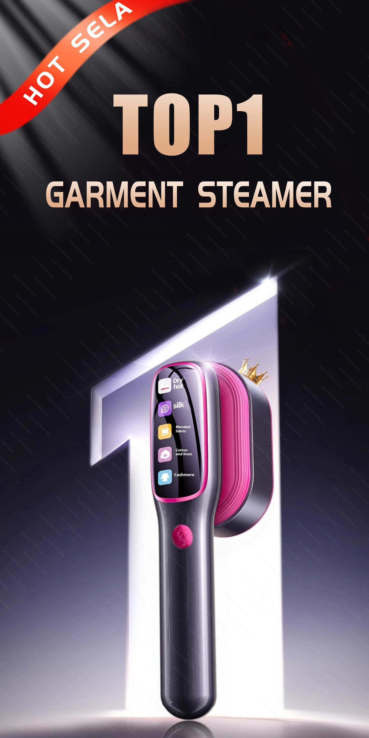 NEW Handheld Steam Iron Garment Steamer Portable Mini for Clothes Fast Heating Travel Garment Fabric Press Machine for Home Travel Business Trip Hotels