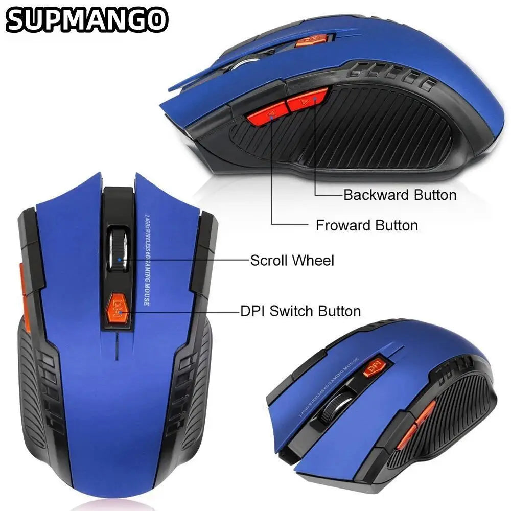 NEW HOT SALE 113 Battery Version Mini2.4 GHz Wireless Optical Mouse Portable Mouse Wireless USB Mouse Notebook Computer Gaming Mice Computer Video Games Laptops Accessories Supplies Electronics Products