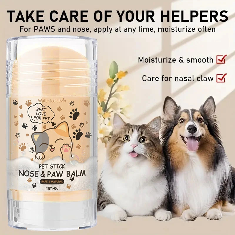 NEW 45g Dog Nose and Paw Balm Dog Paw Cream Cats Dogs Paw Protector Cream Pet Feet Moisturizer Pet Crack Feet Repair Pet Accessories
