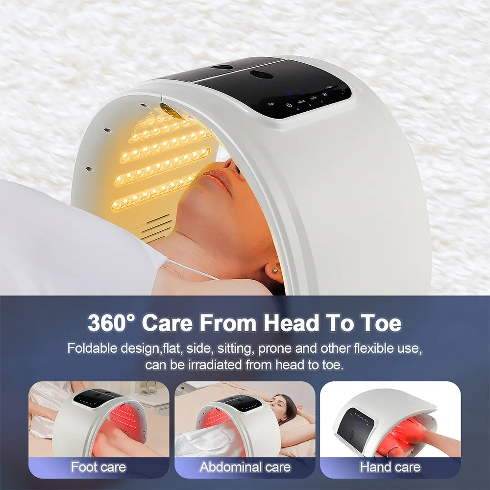 Skin Hydrating Sprayer LED Mask Facial Machine Nano Mist 7 Colors LED Photon Machine Face & Body Salon SPA Home Use Skin Care