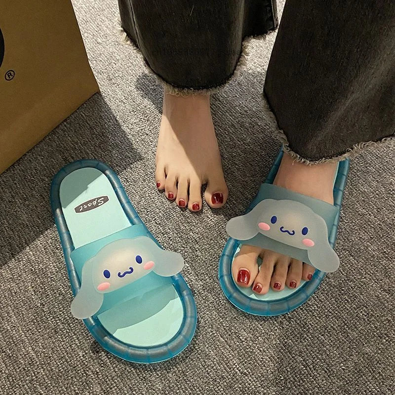 NEW 10M Distance Luminous Slippers for Women Bathroom Wearing New  Melody Flash Fashionable and Cool LED Light Shoes Supplies Footwear Accessories