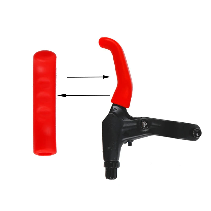 1Pair Bike Brake Lever Protective Silicone Bicycle Lever Grips Bicycle Brake Handle Cover Bicycle Accessories