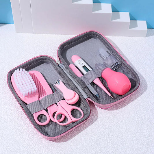NEW 13PCS Set 0-6Yrs Newborn Daily Nail Care kit Nail Clipper Tool Health kit Thermometer Comb Care kit Babies Personal Care Supplies