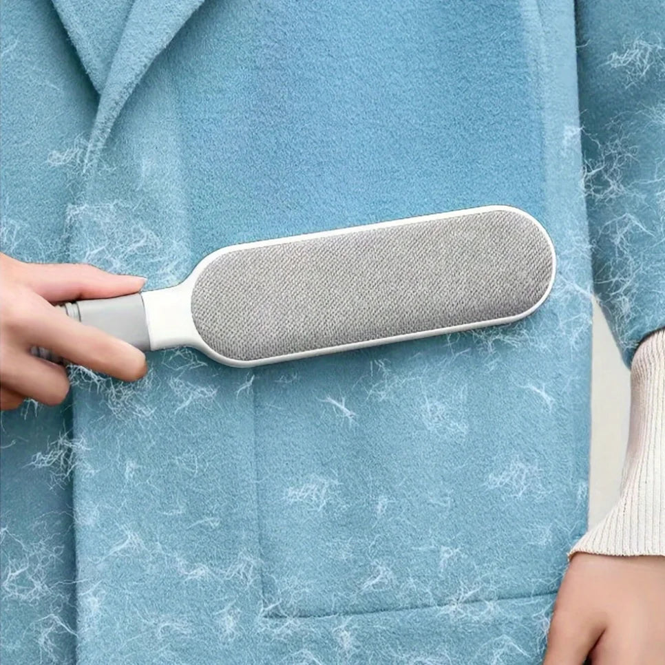 31cm (12.2inch) Long Double-Sided Pet Hair Remover, Manual Electrostatic Sticky Lint Brush, for Cat, Clothing, Sofa, Furniture,  Carpet Cleaning