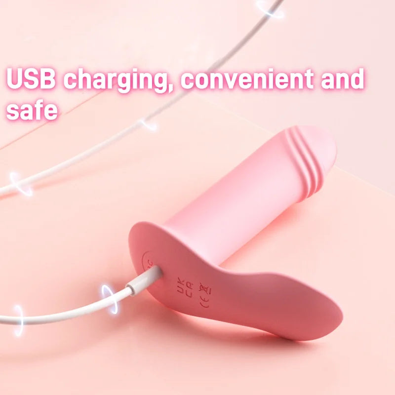 Female masturbation USB electric charging soft silicone jelly dildo clitoral stimulation egg vibrator sex toy