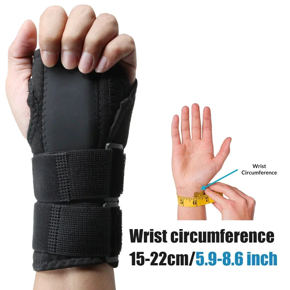 Carpel Tunnel Wrist Orthopedic Brace Splint Women Men Stabilizing Corrector Brace Hand Support Sprain Tendonitis Arthritis Wrist Brace Night Immobilizer Medical Orthopedic Accessories