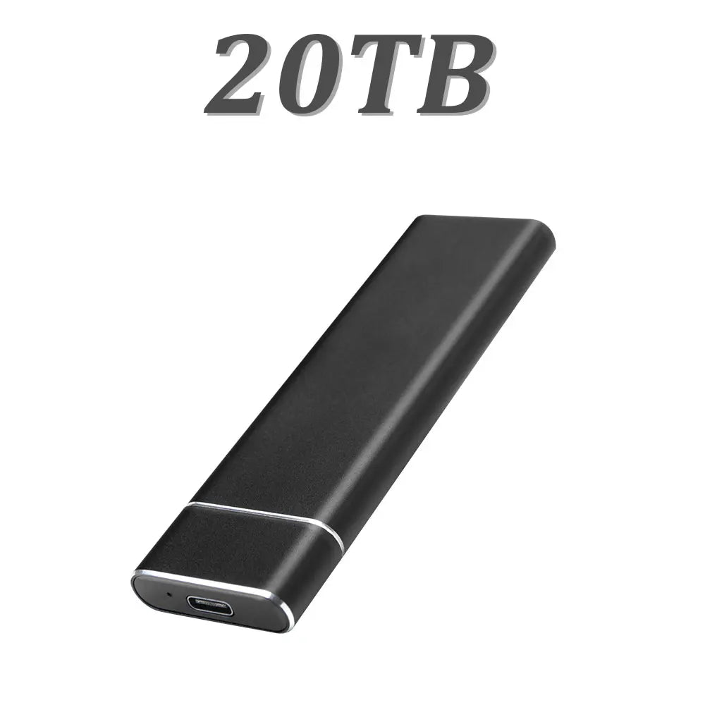 30/64TB High Speed Fast Transmission Travel Wireless Solid State Drive Original External Hard Drive Portable SSD Efficient Large Capacity External Hard Drive Suit PC Laptop Desktop Computer Accessories