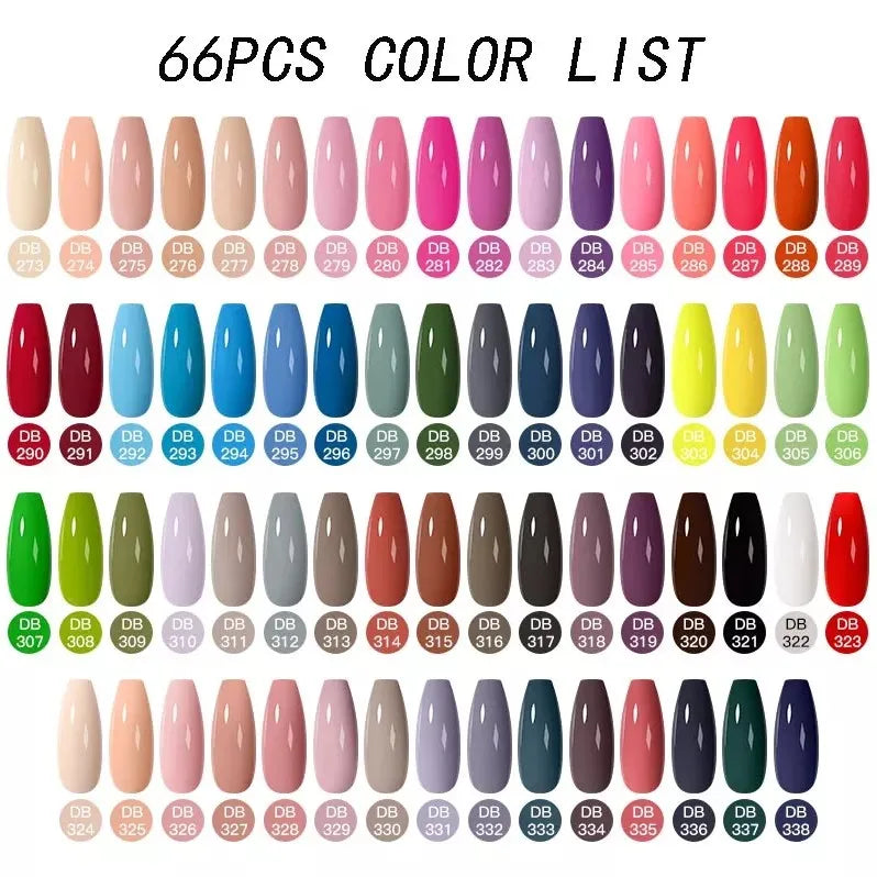 NEW Arrivals 24/40.120PCS Set Colors Gel Nail Polish Set Semi Permanent Hybrid Gel Varnish Set Base Top Coat Soak Off UV LED Nail Gel Kits Manicure Pedicure Accessories Nail Care Tools Sets Cosmetic Supplies