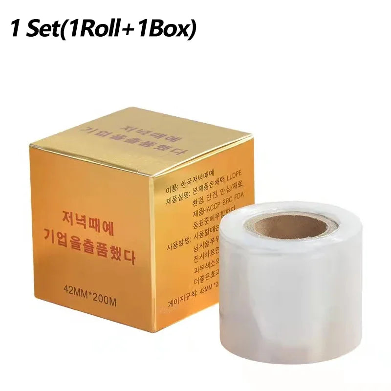 10 Rolls Set Tattoo Eyebrow Microblading Preservative Film Plastic Wrap 42mm*200m Tattoo Accessory Semi Permanent Make Up Supplies