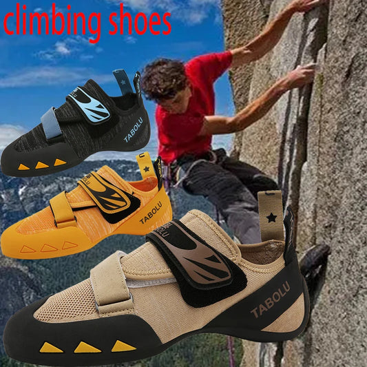 Men's climbing shoes, High-quality leather outdoor hiking shoes, Off-road hiking shoes, Professional climbing shoes, Plastic riv