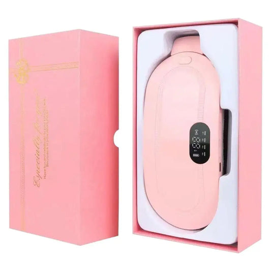 NEW Arrivals White/Pink Color Smart Warm Stomach Heating Pad For Uterus Menstrual Pain Relief Device Cramps Abdominal Pain During Period Care Women Personal Care Accessories Health Care Supplies