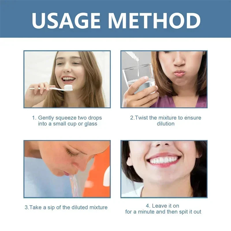 1/3/5/10 PCS Set Rapid Repair Gums Serum Effectively Relieve Tooth Allergy Dental Caries Tooth Cleaning Toothpaste Relieve Tooth Damage Drops Hygiene Accessories Health Care Supplies