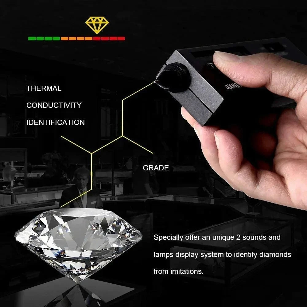 NEW High Accuracy Diamond Tester Pen Professional Jewelry Selector Kit - Portable Gemstone Identification Tool