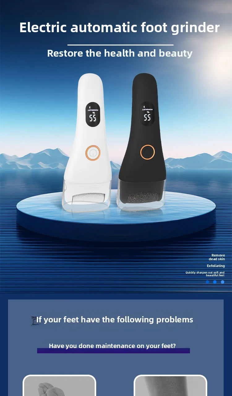 NEW Arrivals 4 Colors Full Set Electric Foot Sandpaper Dead Hard Skin Callus Remover Foot File for Heels Grinding Pedicure Tools Professional Foot Care Tool