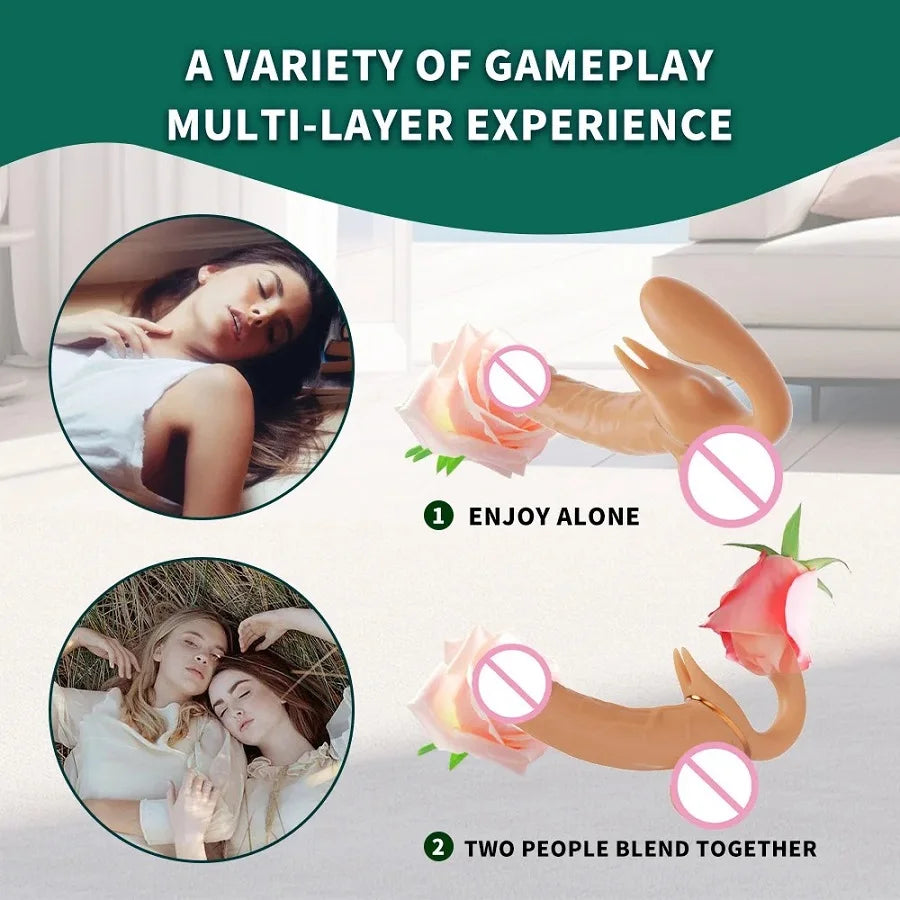 Female Orgasms Dildo Strong Vibration Rotating Liquid silicone Female Masturbator Sex Toys for Women Female Sex Toys Women Endless Pleasure Products