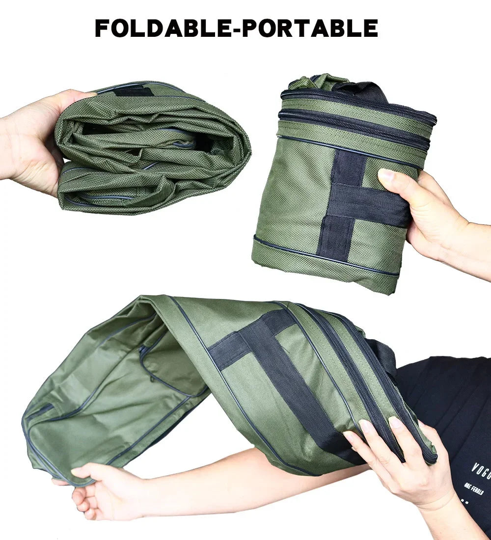 2/3 Layers Top Quality Fishing Rod Bags 60/100/122/150/152/180CM Tackle Collapsible Oxford Cloth Fishing Zipped Case Storage Pouch Holder Organizer For Fishing