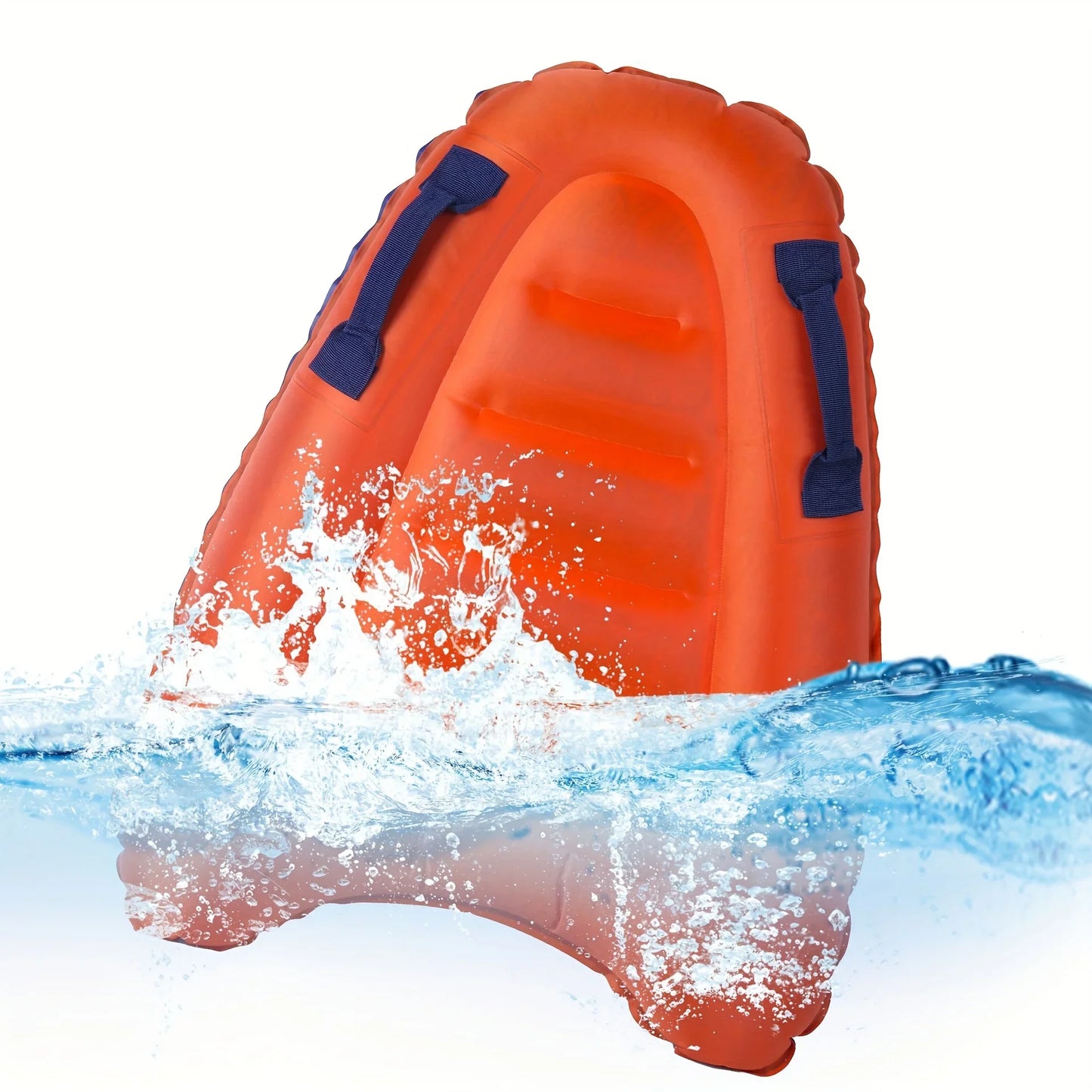 NEW Arrivals Inflatable Surfboard with Handle, Floating Swimming Board, Light and Portable, Suitable Surf Training Board Summer Beach Surfing Accessories Swimming Supplies