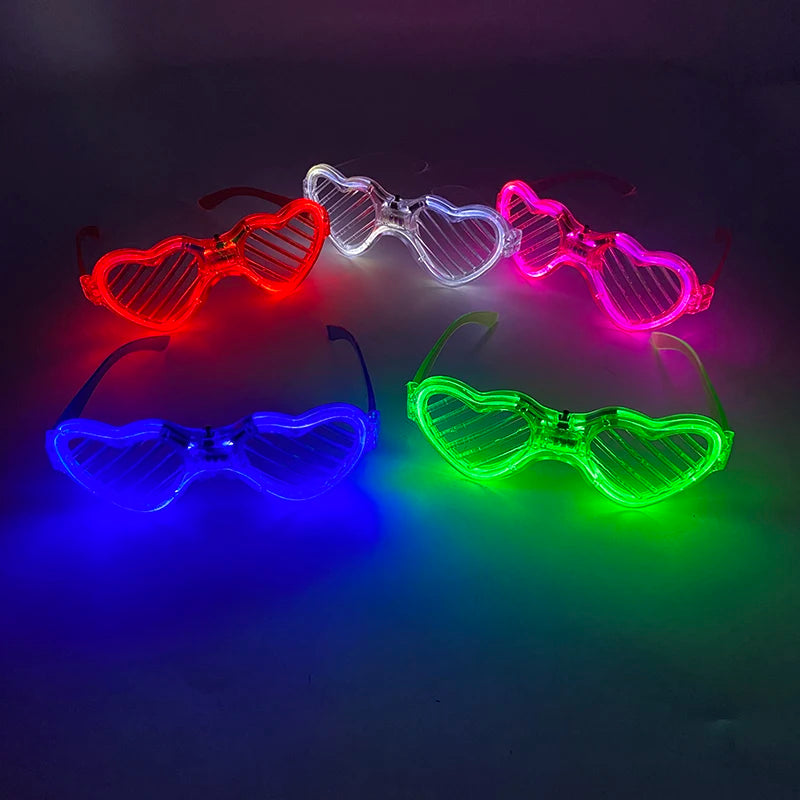 1/10/20 PCS Set LED Luminous Earrings Scrunchies Glowing Hairband Girl Light Up Hair Scrunchy Rave Festival Party Night Clubwear Headwear Supplies Hair Accessories