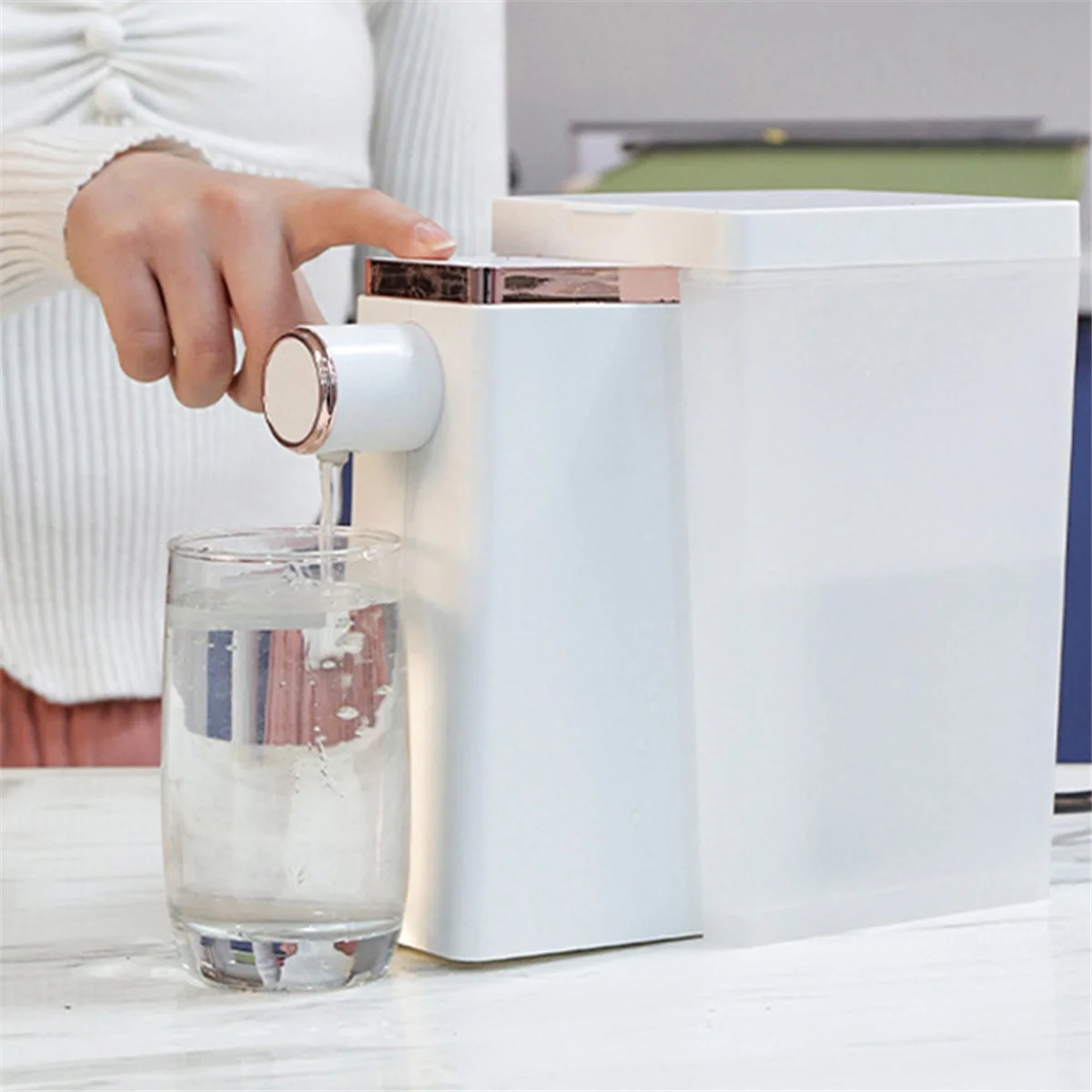 NEW Arrivals Home Office Instant Hot Water Dispenser Small Desktop Direct Drinking Machine Tea Coffee Maker Desktop Fast Hot Water Dispenser Household Appliances Drinkware Accessories
