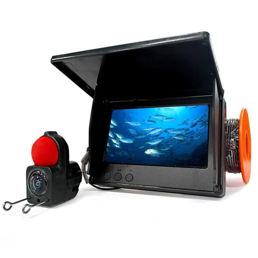 Portable Fish Depth Finder Water Handheld 1080P 4.3 Inch LCD Fish Finder Underwater 220° Fishing Camera With Night Vision