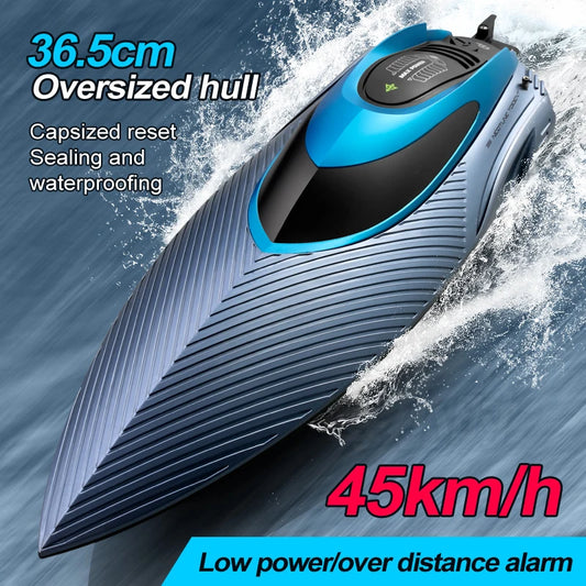 S3 Remote Control Boat High-Horsepower Water Large High-Speed Speedboat Charging Motor Adults Children Ship Model Toy Gifts Water Sport Games