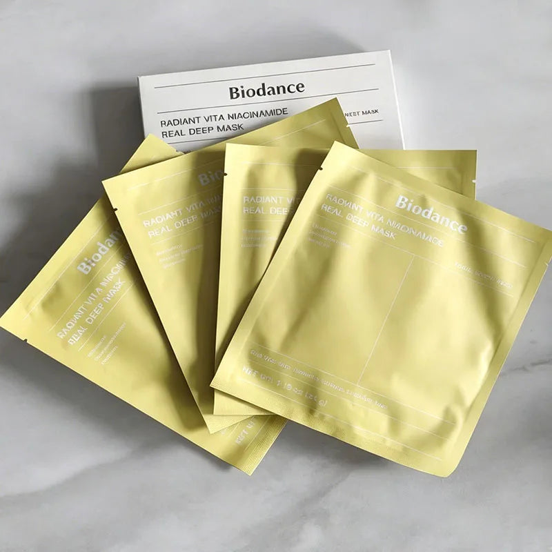 5 Colors Korean Collagen Face Mask Highly Effective Moisturize Improve Skin Elasticity Soothing Repair Non-irritating Face Skin Care Products